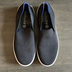 Rothy’s- slip on sneakers - women’s size 9 - black - good condition